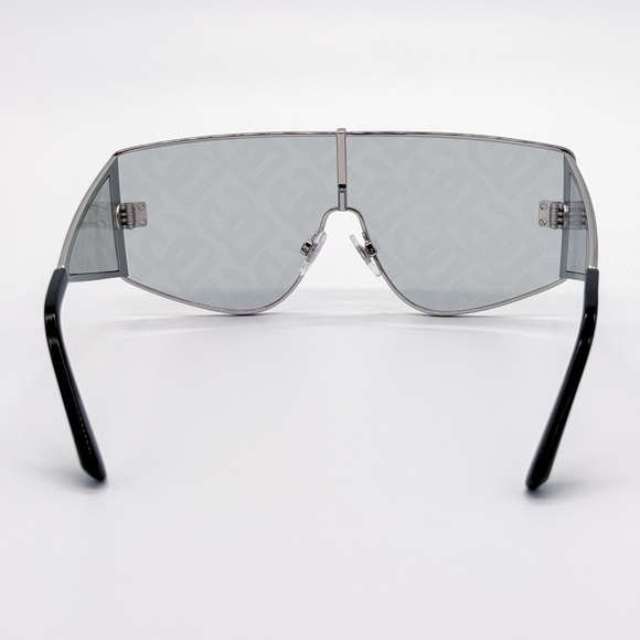 NEW DOLCE&GABBANA DG2305 05/AL SILVER METAL SQUARE UNISEX SUNGLASSES - Picture 5 of 11